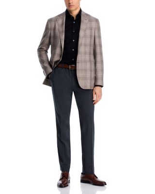 Canali Cotton Jersey Slim Fit Sport Shirt