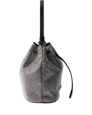  Mini Crystal-Studded Satin Bag