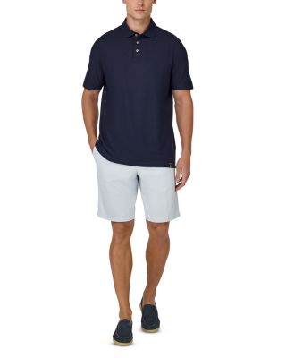 Cotton Stretch Drawstring Bermuda Shorts