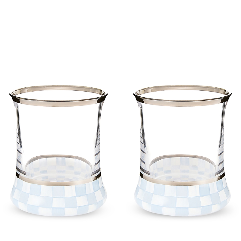 Mackenzie-childs Gray Malin Ski Holiday Glass Tumblers, Set Of 2 - Exclusive