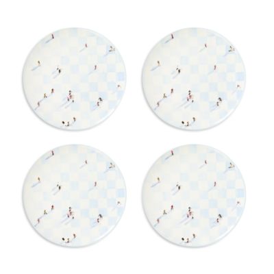 Gray Malin Ski Holiday Dinner Plates, Set of 4 - Exclusive