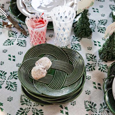 Le Panier Mystic Knot Dessert Salad Plate, Basil