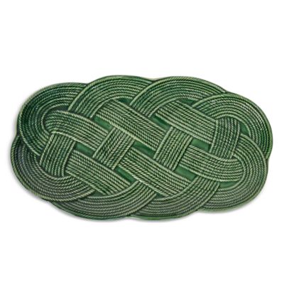 Le Panier Mystic Knot 15" Hostess Tray,  Basil