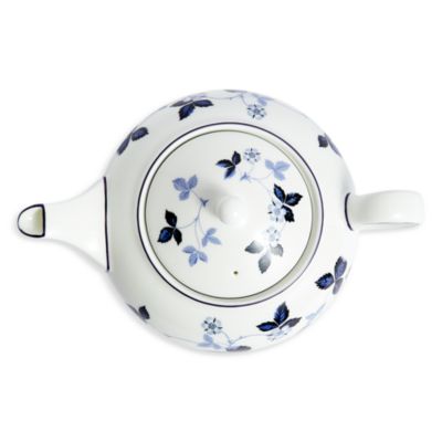 Wild Strawberry Inky Blue Teapot