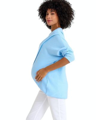 Let Loose Crossover Long Sleeve Maternity Nursing Knit Sweater