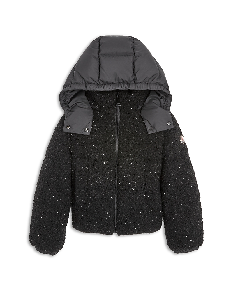 Moncler Girls' Zambaga Teddy Hooded Jacket - Little Kid