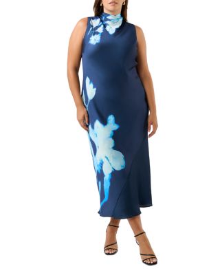 Estelle Plus - Mayla High Neck Dress