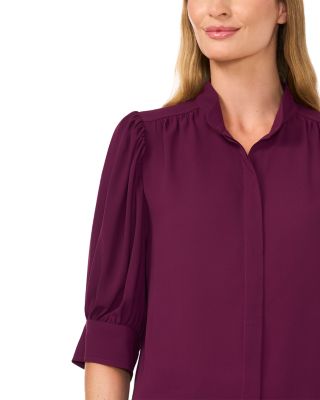 Collared Button Down Blouse