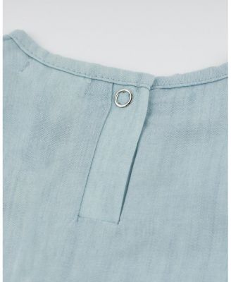 Girls' Lyocell Denim Stars Applique Bubble - Baby