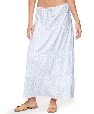 Charley Floral Tiered Maxi Skirt