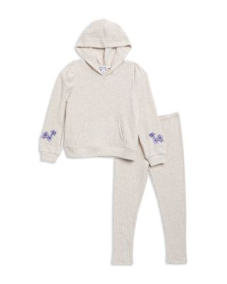 Girls' London Ribbed Hoodie & Leggings Set - Little Kid
