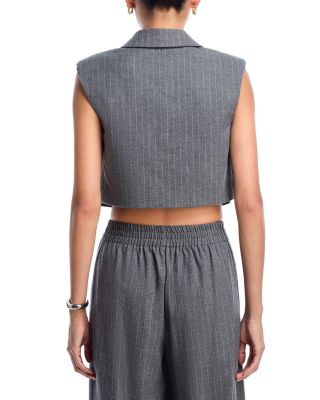 Cropped Vest & Wide Leg Pants - Exclusive