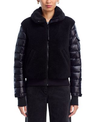 Sherpa & Gloss Bomber Jacket - Exclusive