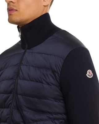 Padded Zip Up Cardigan