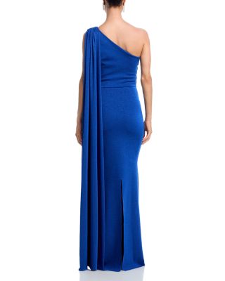 Zenab One Shoulder Sash Gown