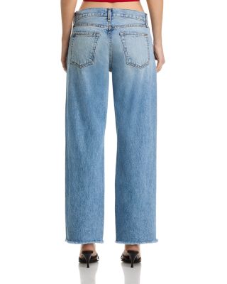 Crop High Rise Wide Leg Jeans in Trestles