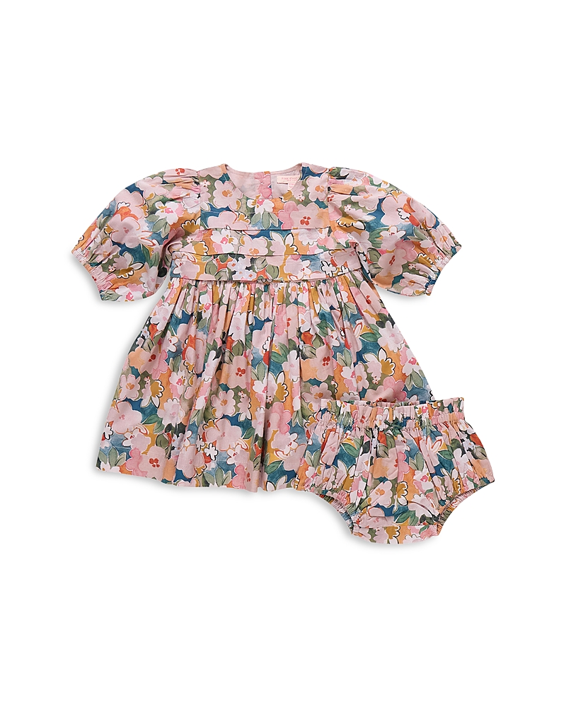 Pink Chicken Girls' Evelyn Dress & Bloomers Set - Baby