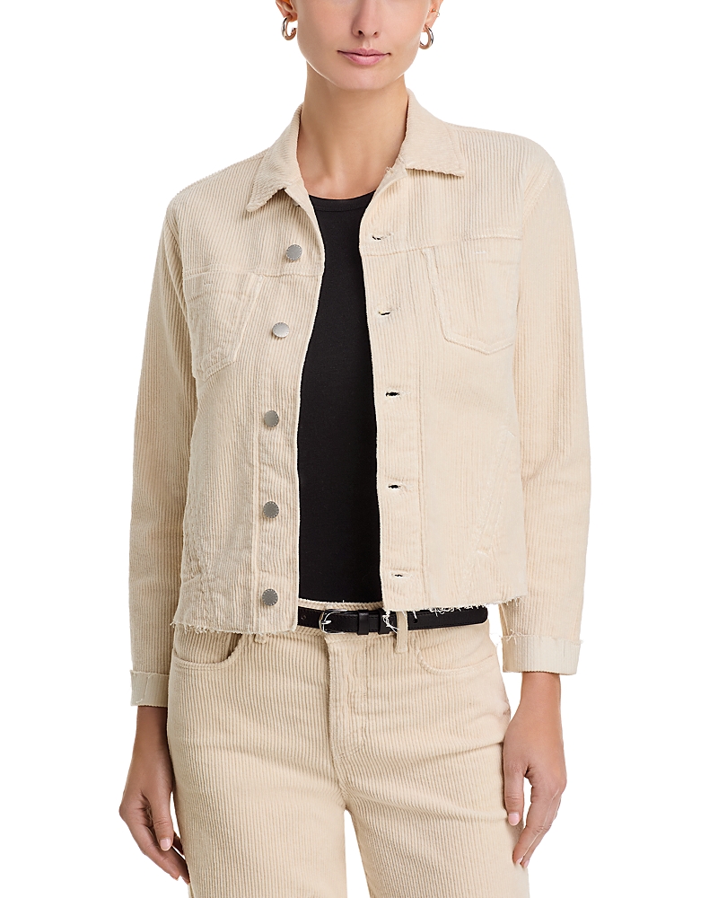 L Agence L'agence Janelle Corduroy Jacket In Neutral