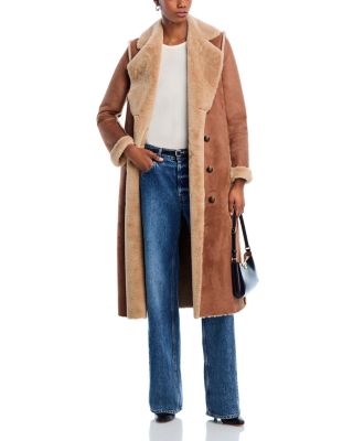 Citron Faux Fur Maxi Coat