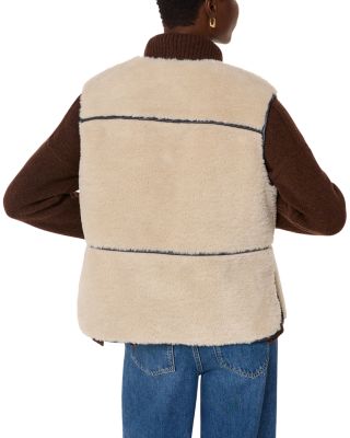 Rowena Faux Fur Sleeveless Coat