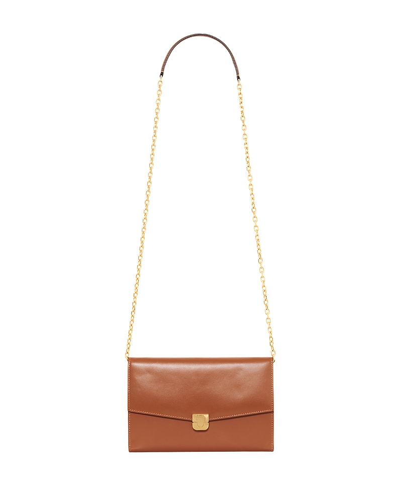 Gerard Darel Envelope Clutch In Brown