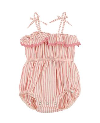 oh baby! - Girls' Harriet Ruffle Romper - Cabana - Baby