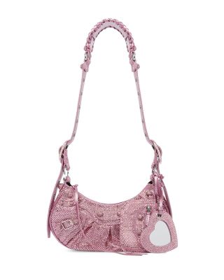 Le Cagole Shoulder Bag with Rhinestones