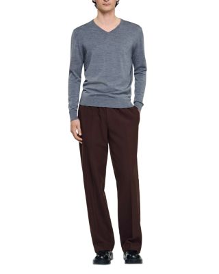 Merino Wool V-Neck Sweater