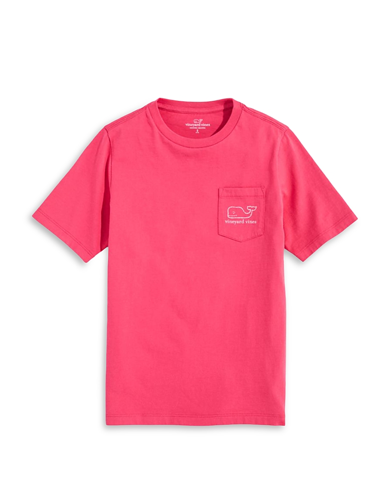 Vineyard Vines Boys' Vintage Whale Pocket Tee - Little Kid, Big Kid In Pink