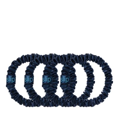 Pure Silk Back to Basics Skinny Scrunchies, Set of 4