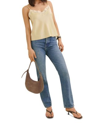 Medium Rosetta Leather Shoulder Bag