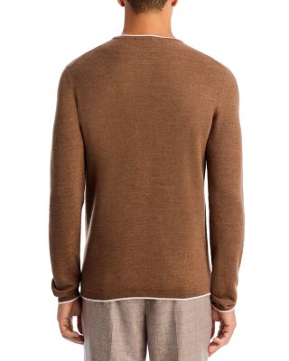 Belvedere Tipped Crewneck Sweater