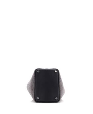 PM Picotin Lock Bag Felt with Leather