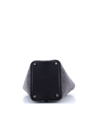 PM Picotin Lock Bag Felt with Leather