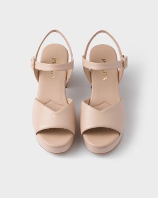 Women's Padded Nappa Leather Sandals