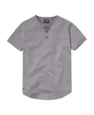 AO Henley Curve Hem T-Shirt