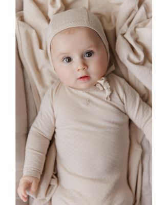 Heart and Star Button Pointelle Collection Blanket - Baby