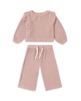 Girls' Ruffled Cozy Top & Pants Set - Baby
