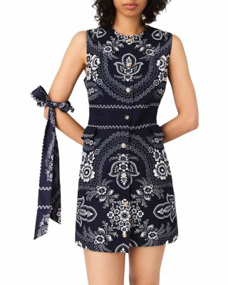 Patterned Shift Dress