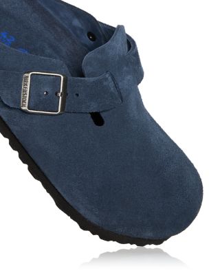 Men's Boston Clogs in Dark Blue 
