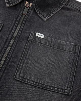 Boys' Abercrombie & Fitch Hooded Denim Jacket - Little Kid, Big Kid