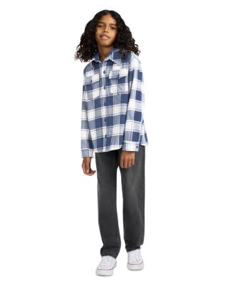 Boys' Abercrombie & Fitch Hooded Flannel Shirt - Little Kid, Big Kid
