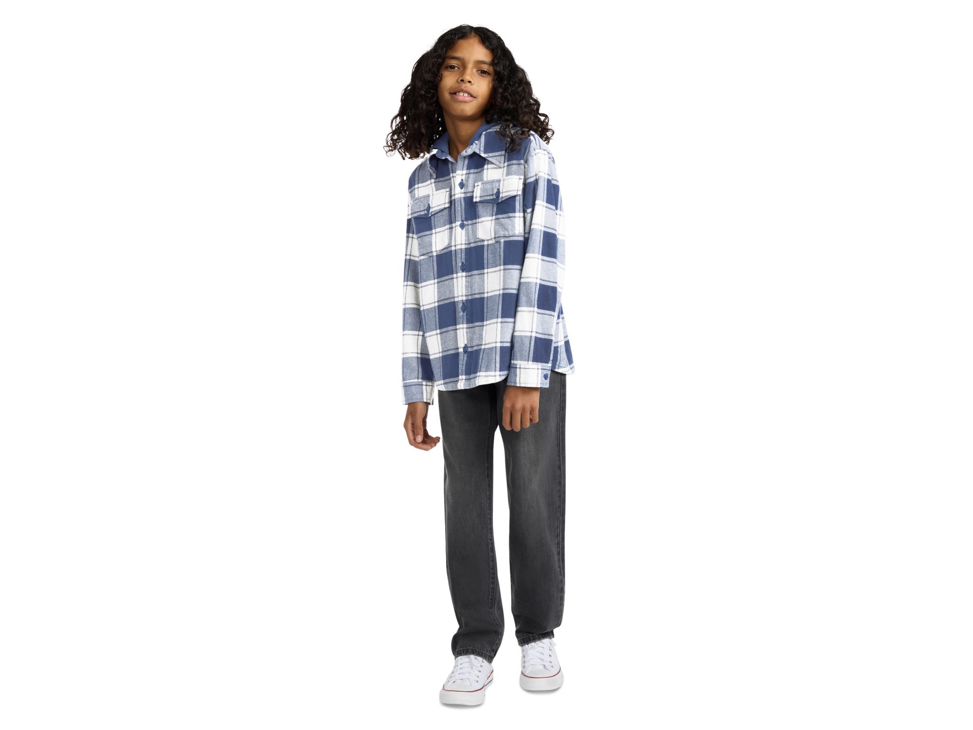 Boys' Abercrombie & Fitch Hooded Flannel Shirt - Little Kid, Big Kid — Image 6