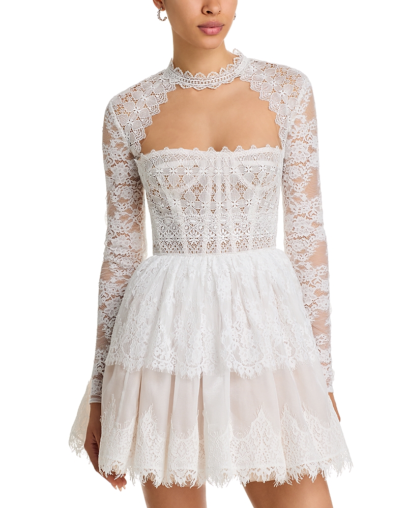 Bronx And Banco Daphne Mini Dress In White