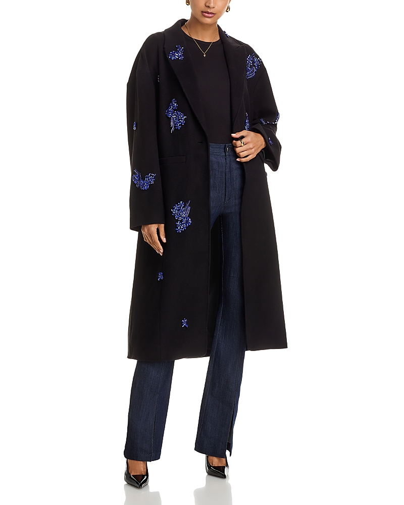Cinq a Sept Gravis Crystal Embellished Coat