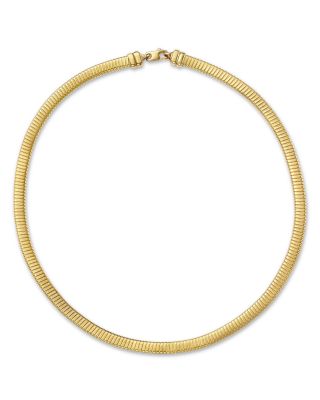 Collar Necklace in 14K Yellow Gold, 17"