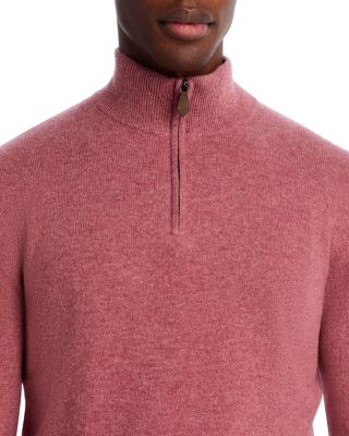 Wild Rose Cashmere Quarter-Zip Sweater - Exclusive