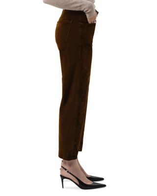 Delfina High Rise Straight Leg Jeans in Golden