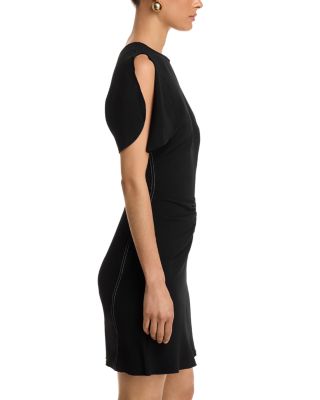 Gathered Waist Mini Dress