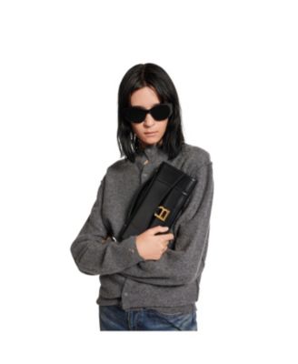 Hourglass Pochette With Chain